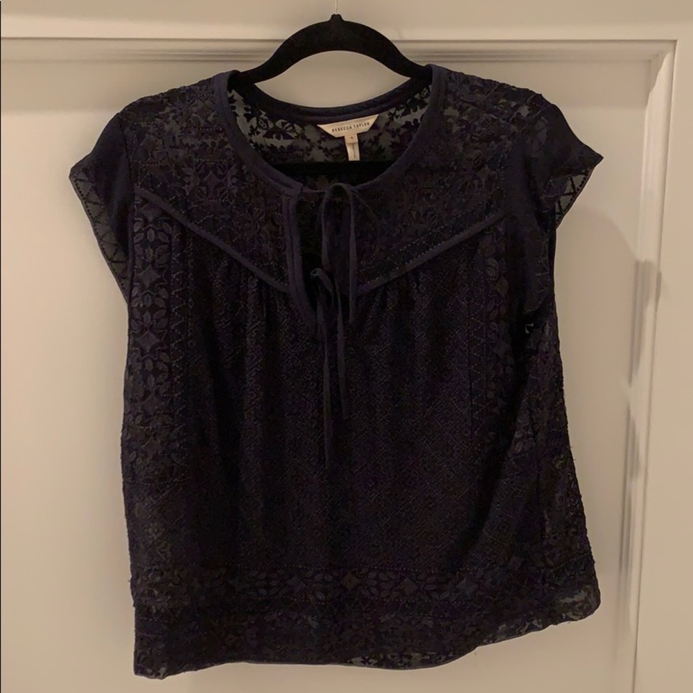 Rebecca Taylor lace blouse